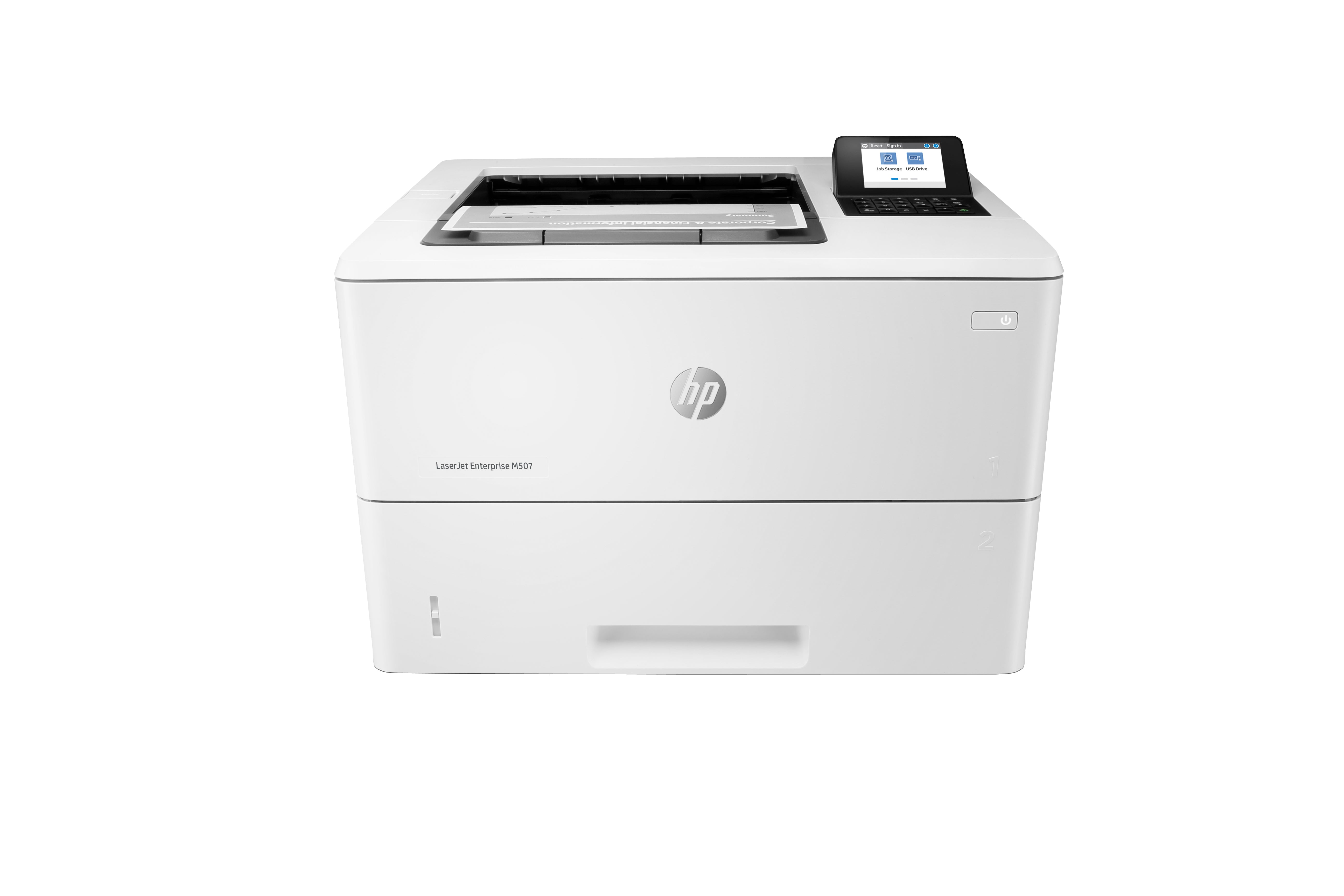 HP LaserJet Enterprise M507x Draadloos Zwart-wit Printer, Dubbelzijdig