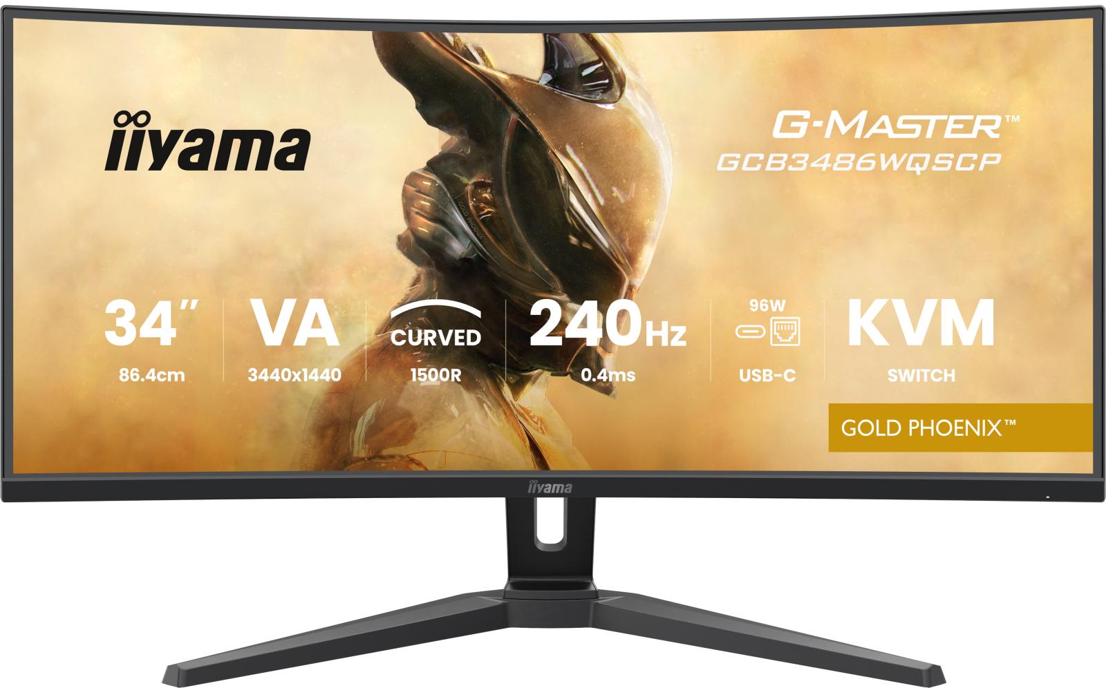 iiyama G-MASTER GCB3486WQSCP-B1 computer monitor 86,4 cm (34
