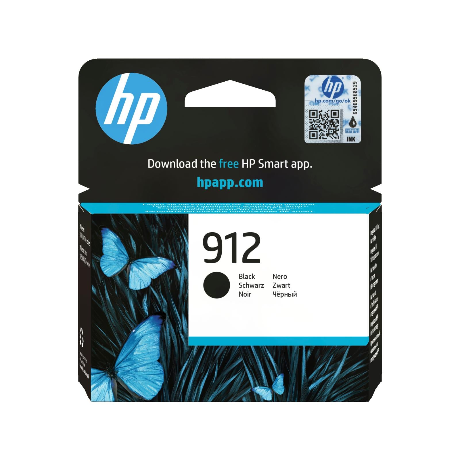 HP 912 originele zwarte inktcartridge