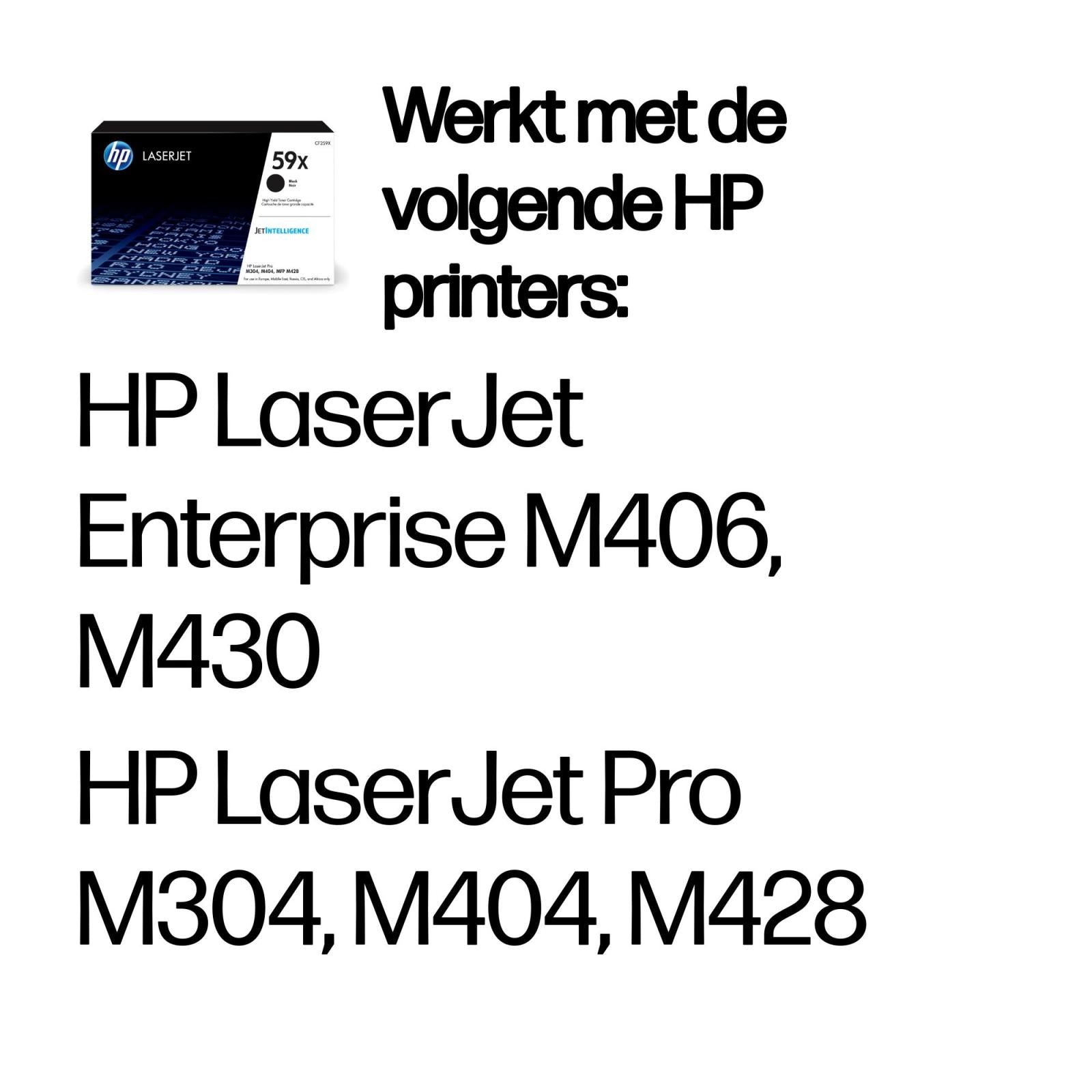 HP 59X originele high-capacity zwarte LaserJet tonercartridge