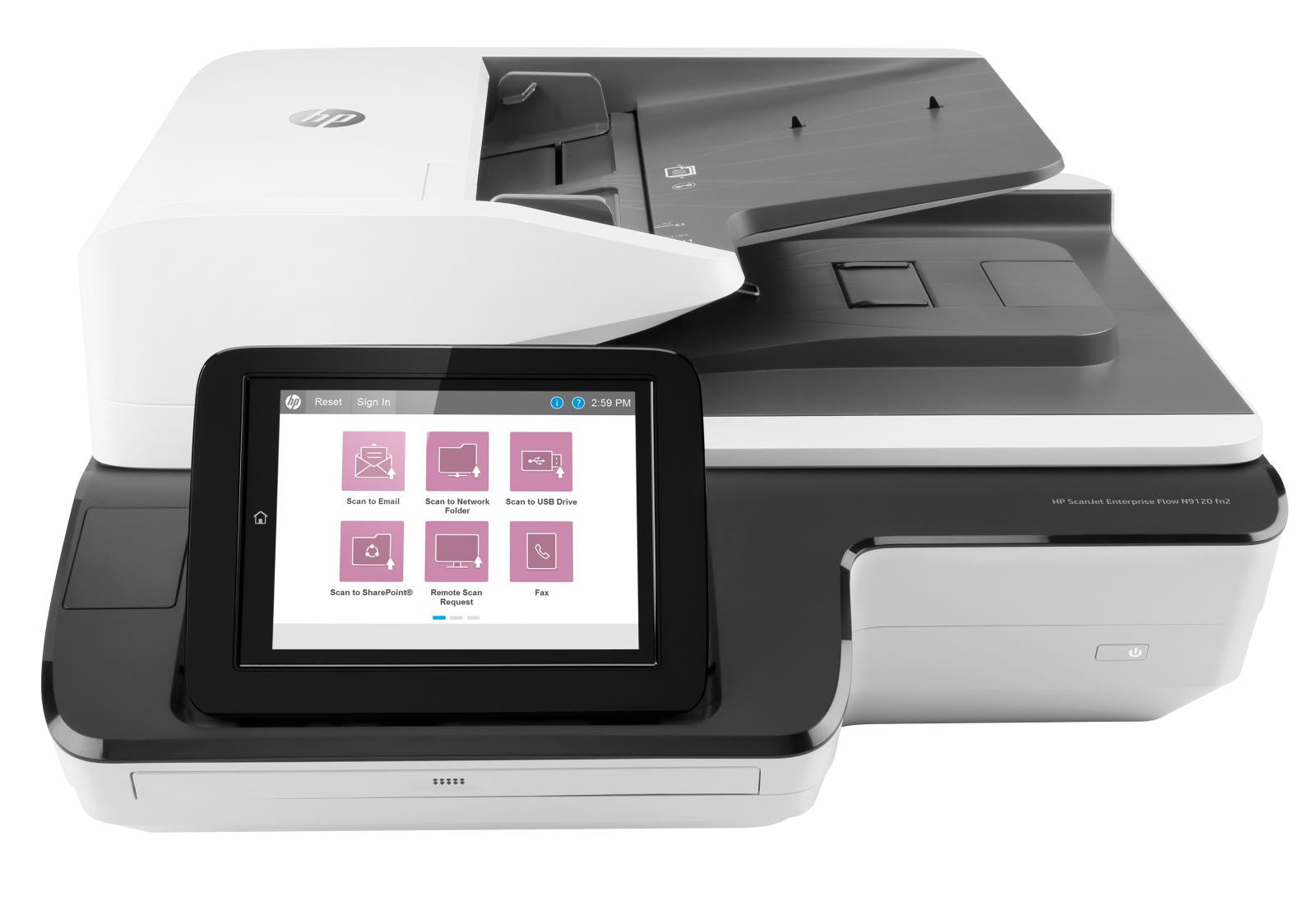 HP ScanJet Enterprise Flow N9120 fn2 Flatbed scanner 600 x 600 DPI A3 Zwart, Wit