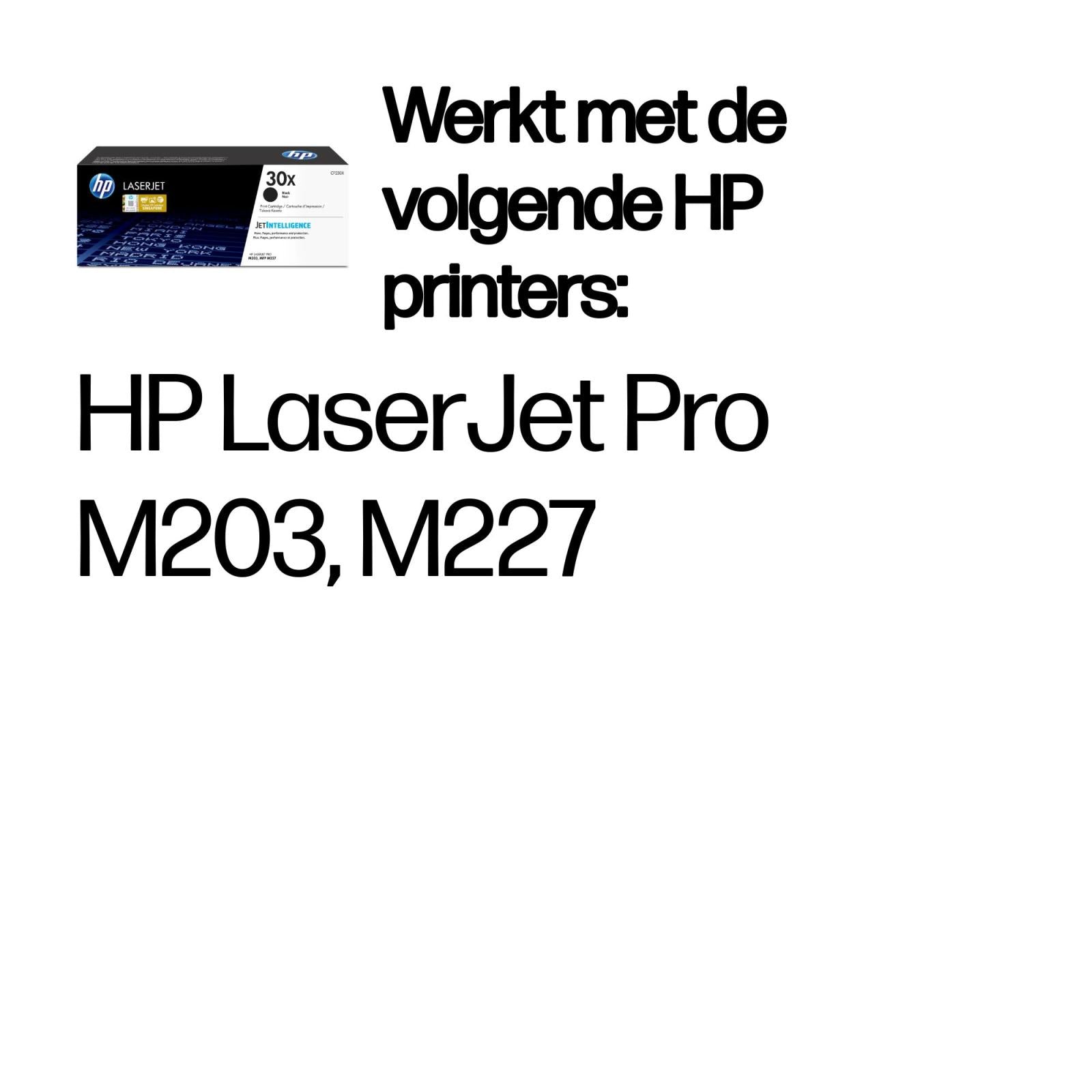 HP 30X originele high-capacity zwarte LaserJet tonercartridge