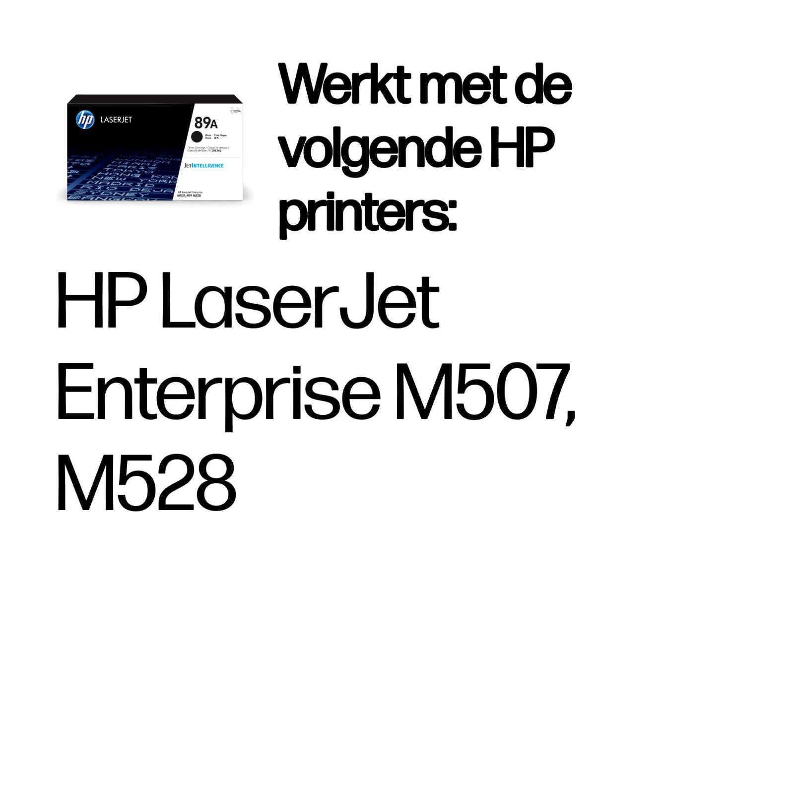 HP 89A originele zwarte LaserJet tonercartridge