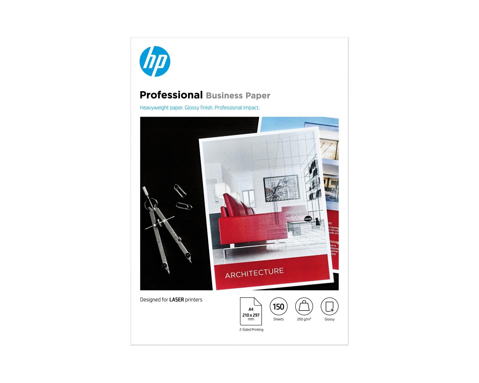 HP Professional Business-papier, glanzend, 200 g/m2, A4 (210 x 297 mm), 150 vellen