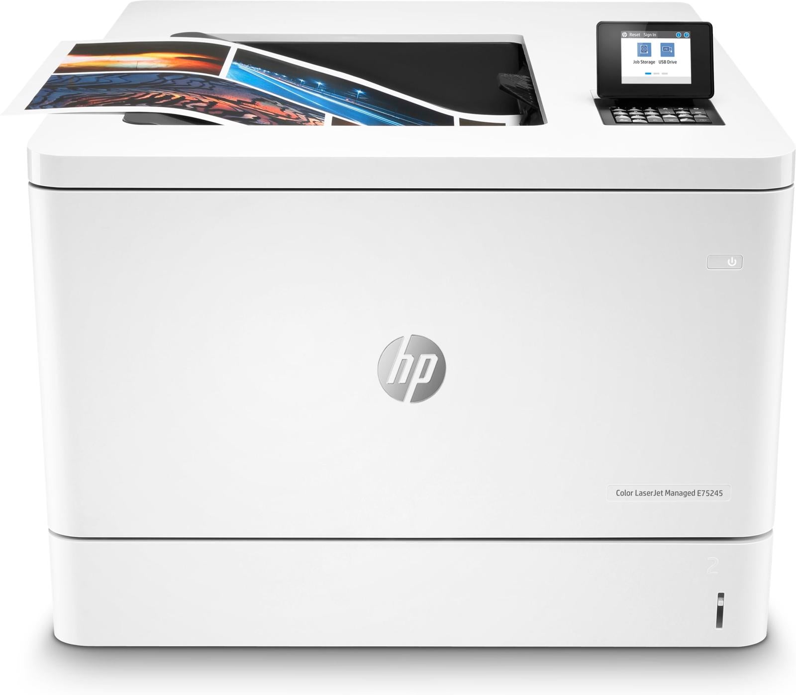 HP Color LaserJet Managed E75245dn A4 Hi-Speed USB 2.0 Gigabit/Fast Ethernet Laser Print 46ppm
