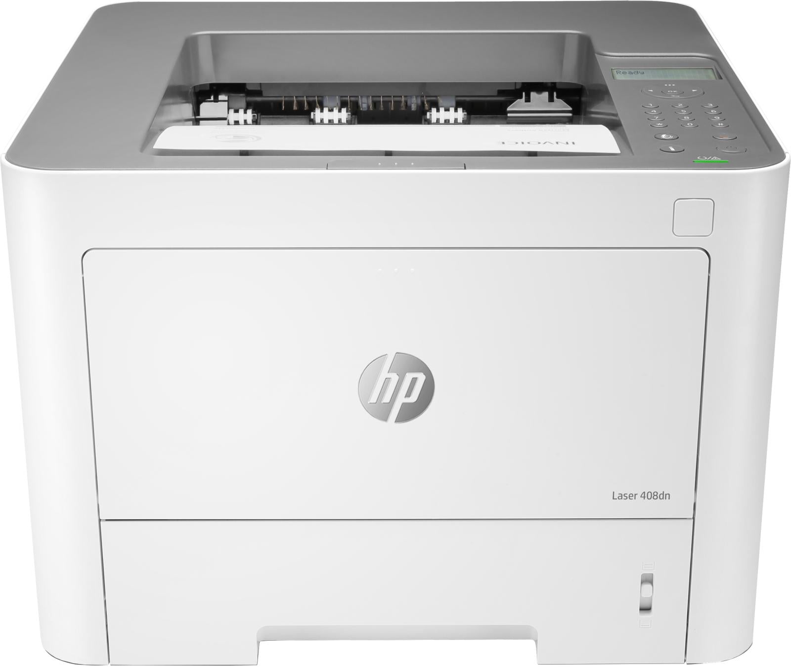 HP Laser 408dn Mono Laser A4 monochrom USB 17ppm duplex WLAN