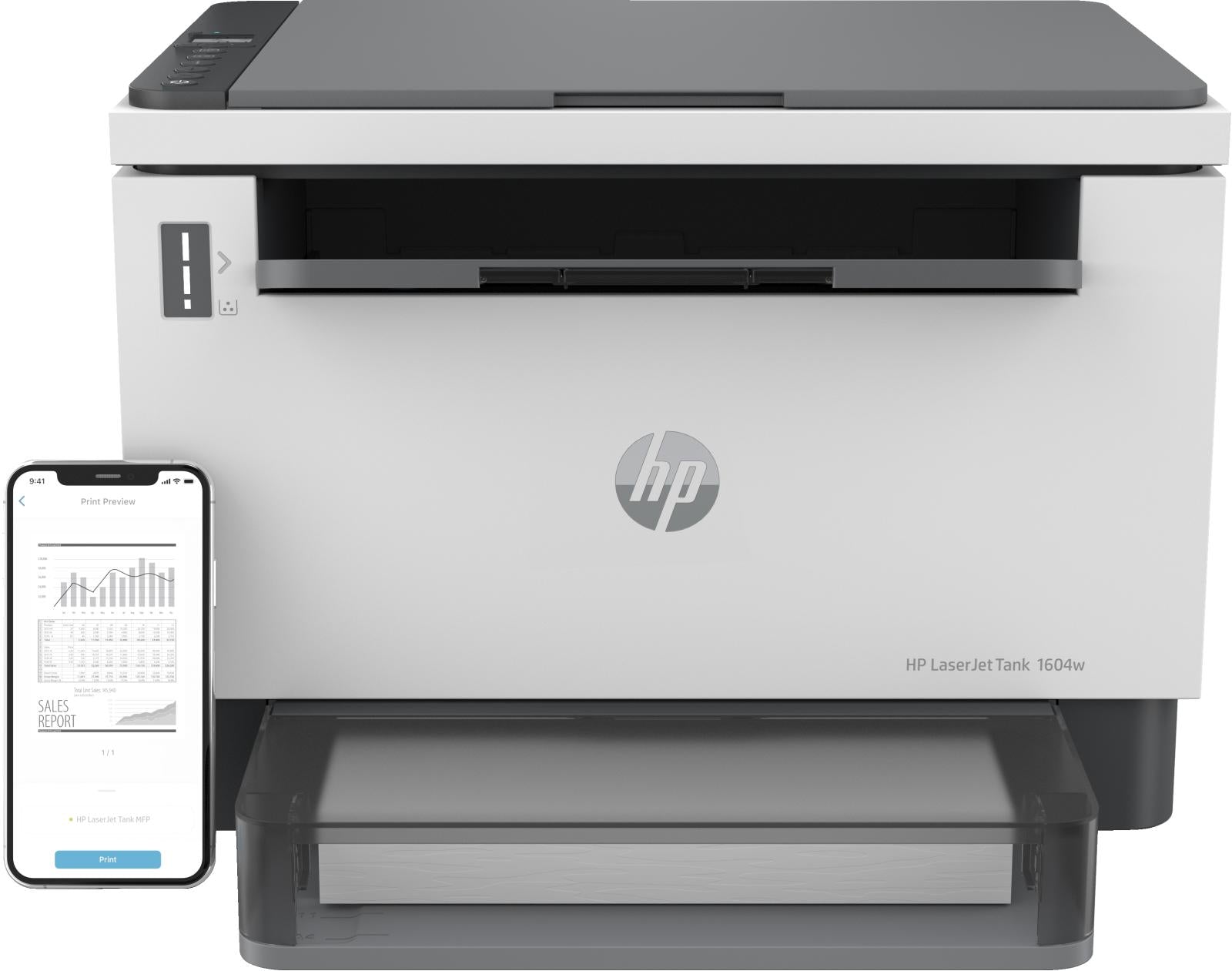 HP LaserJet Tank MFP 1604w printer
