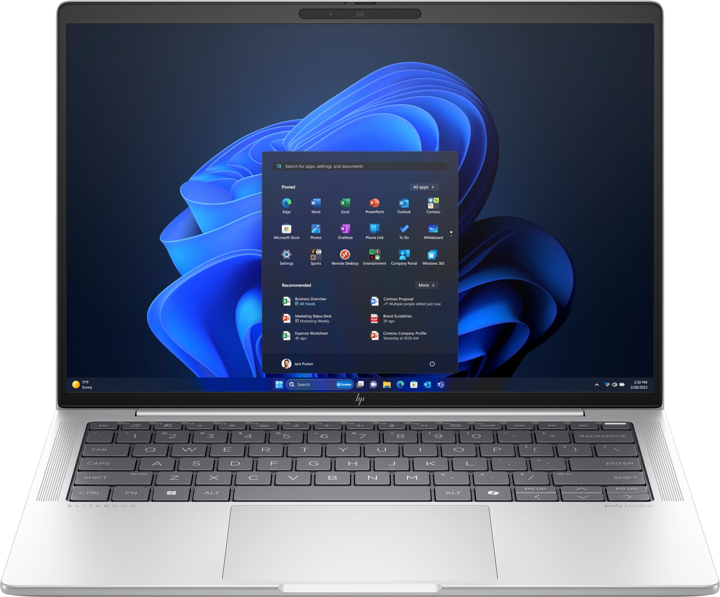 HP EliteBook 1040 G11 Intel Core Ultra 5 125H Laptop 35,6 cm (14