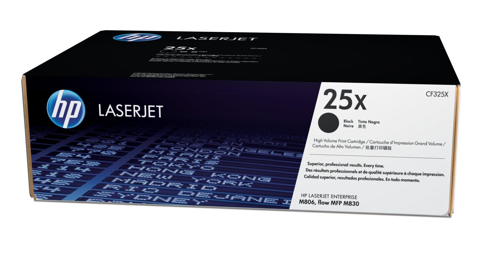 HP 25X original contract Toner cartridge CF325XC black high capacity 34.500 pages 1-pack