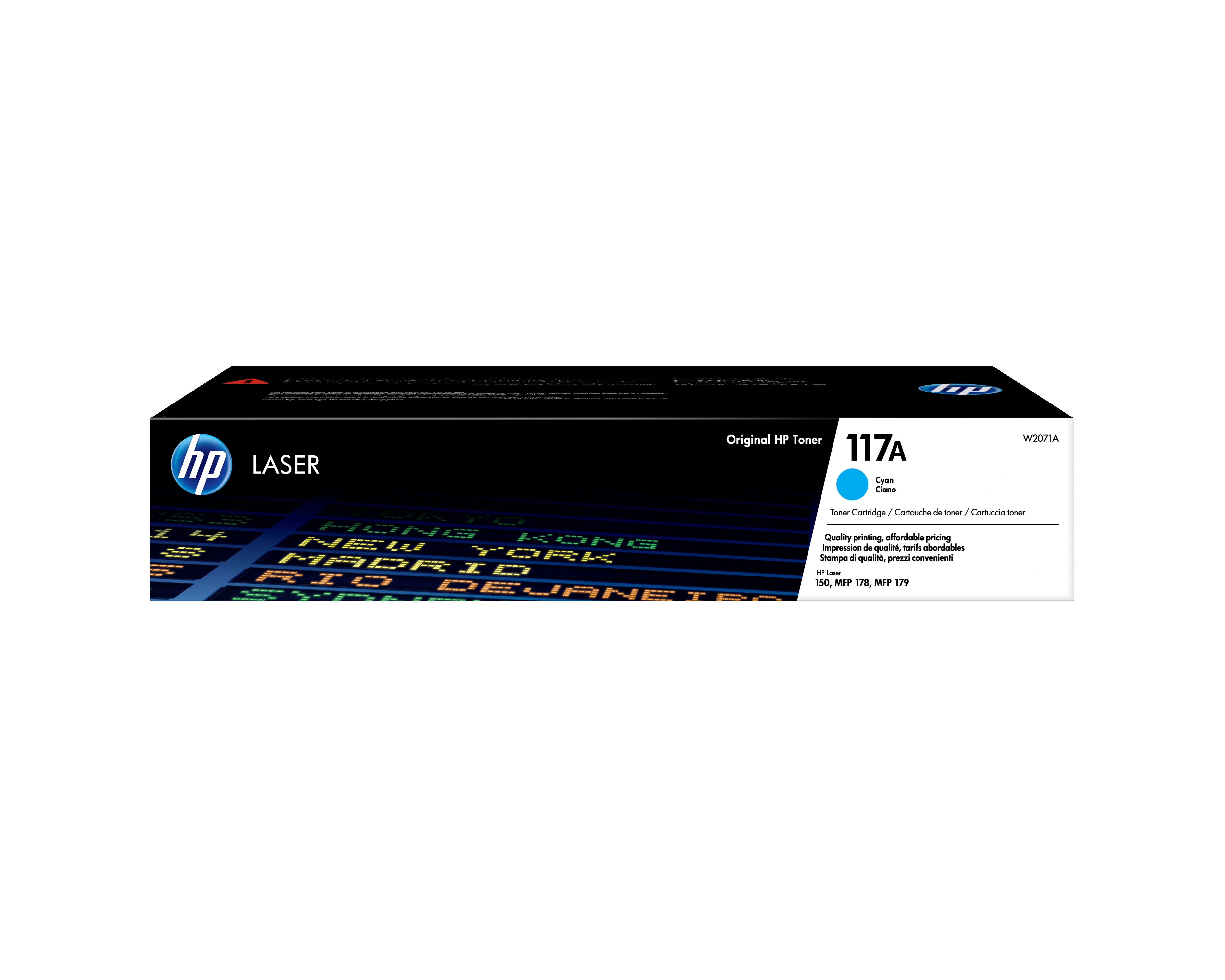 HP 117A originele cyaan lasertonercartridge